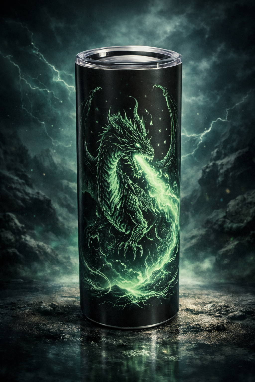 20oz tumbler glow in the dark customized