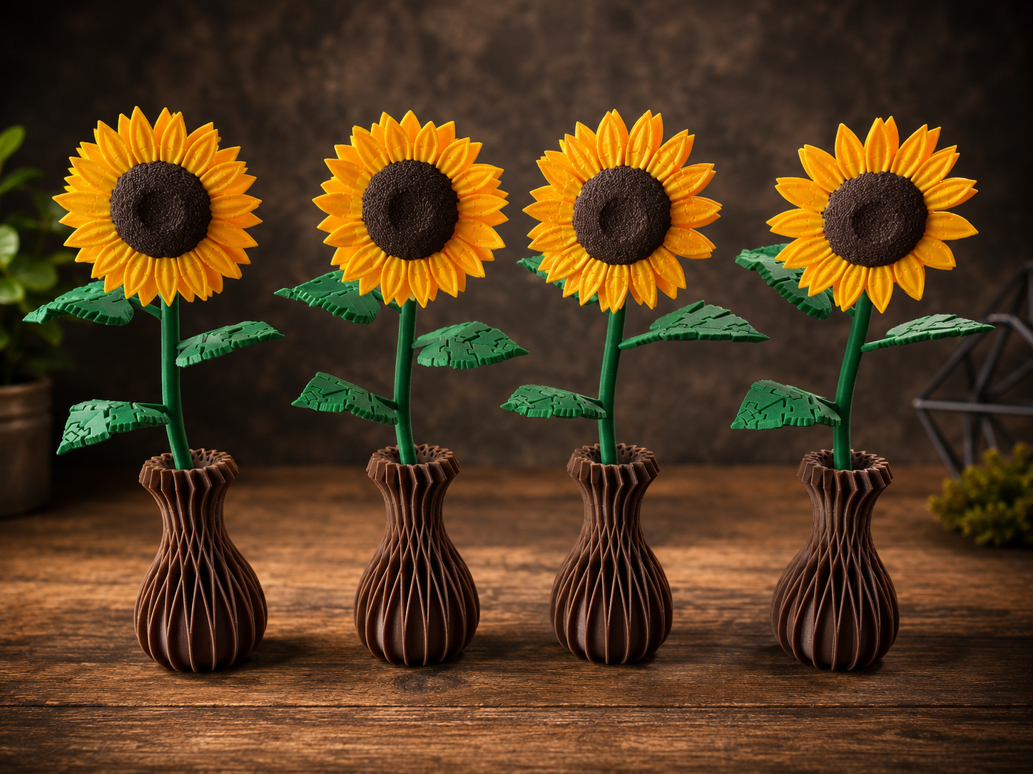 3D Printed Flexi Plants - Desk Decor