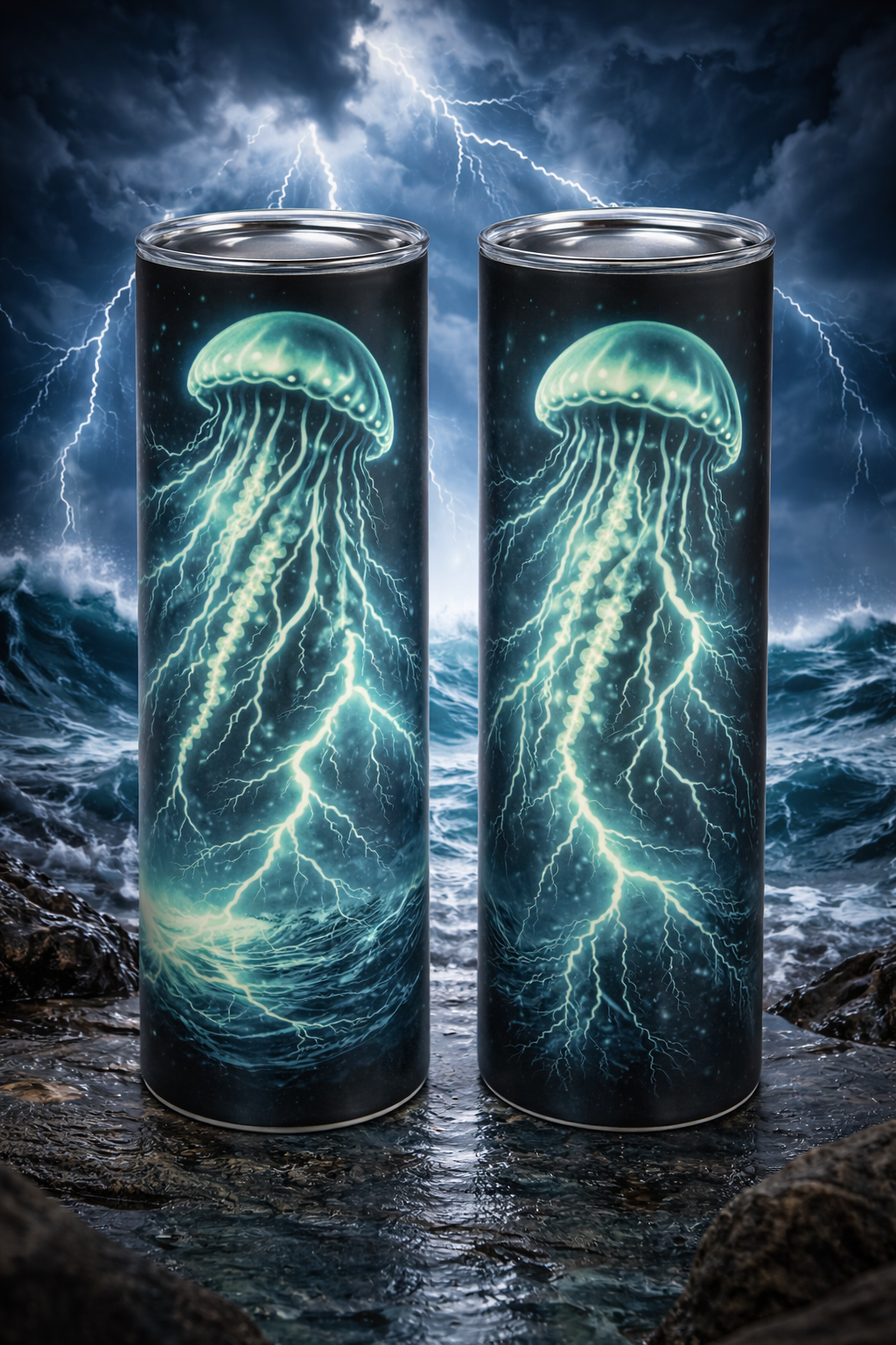 20oz tumbler glow in the dark customized