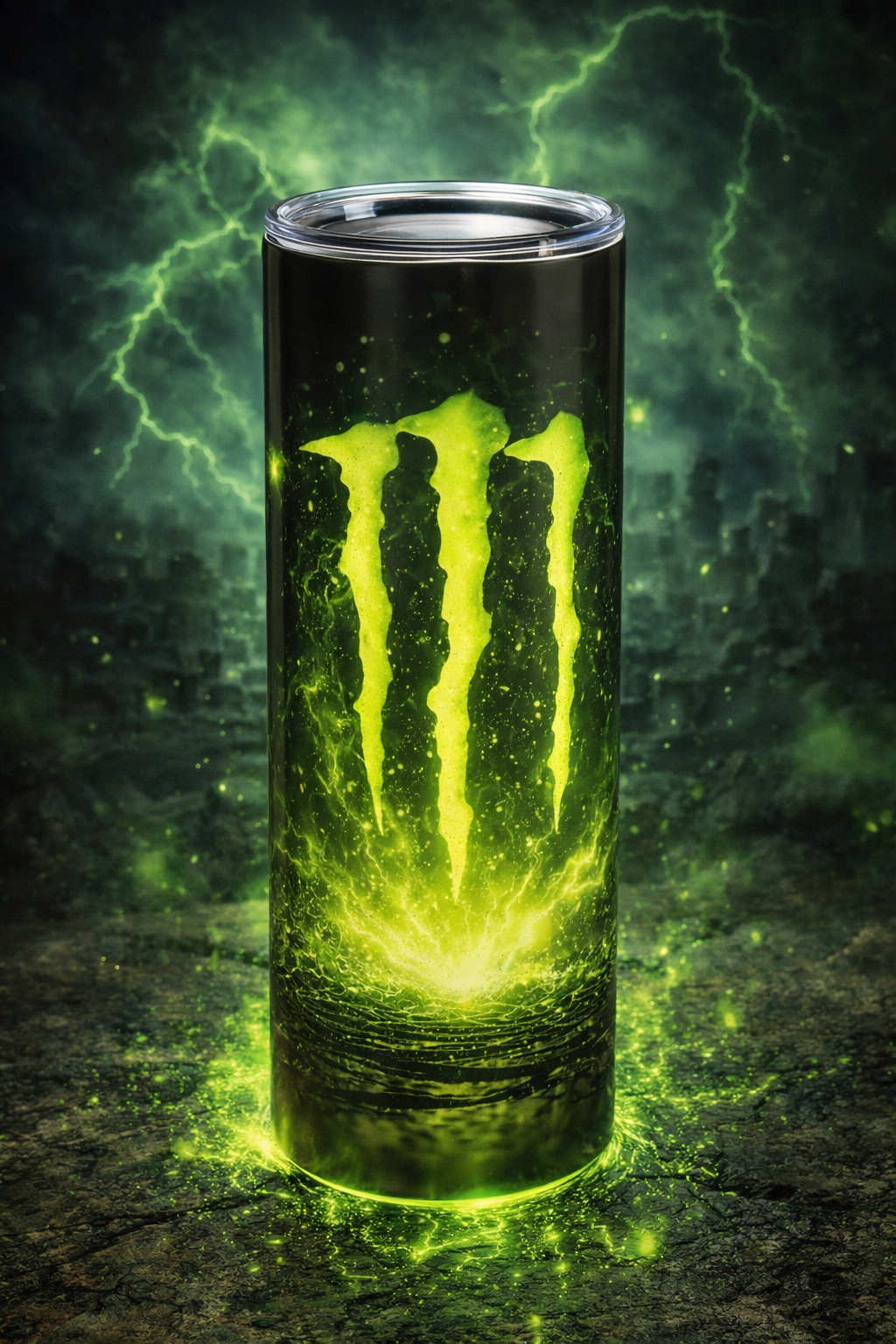 20oz tumbler glow in the dark customized