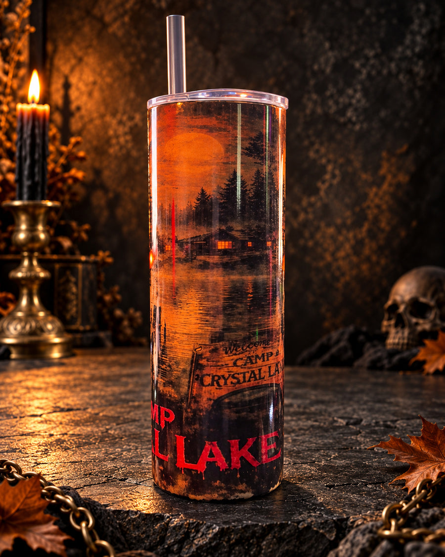 Camp Crystal Lake Horror Tumbler - Blem