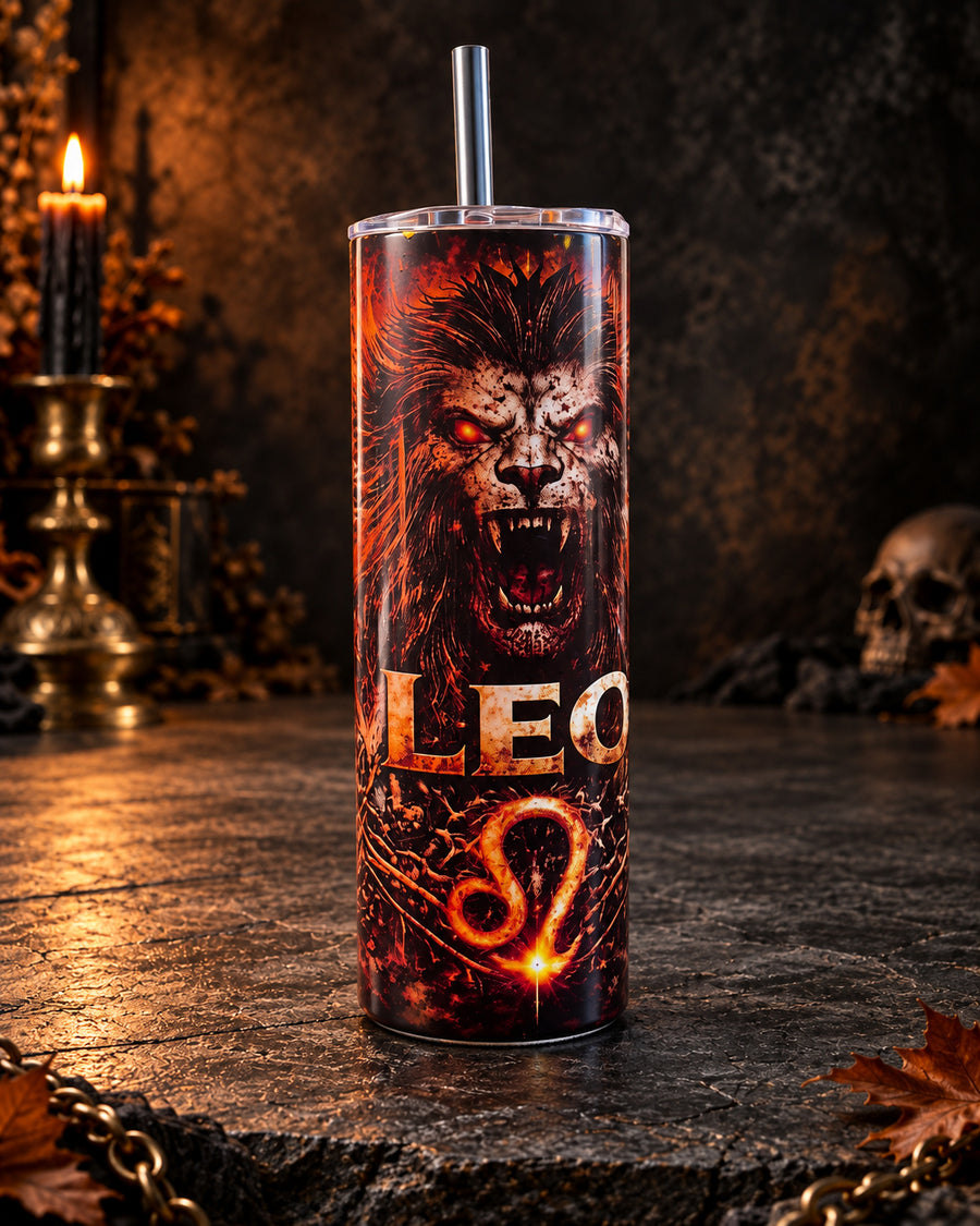 Leo Horror Zodiac Tumbler - Blem