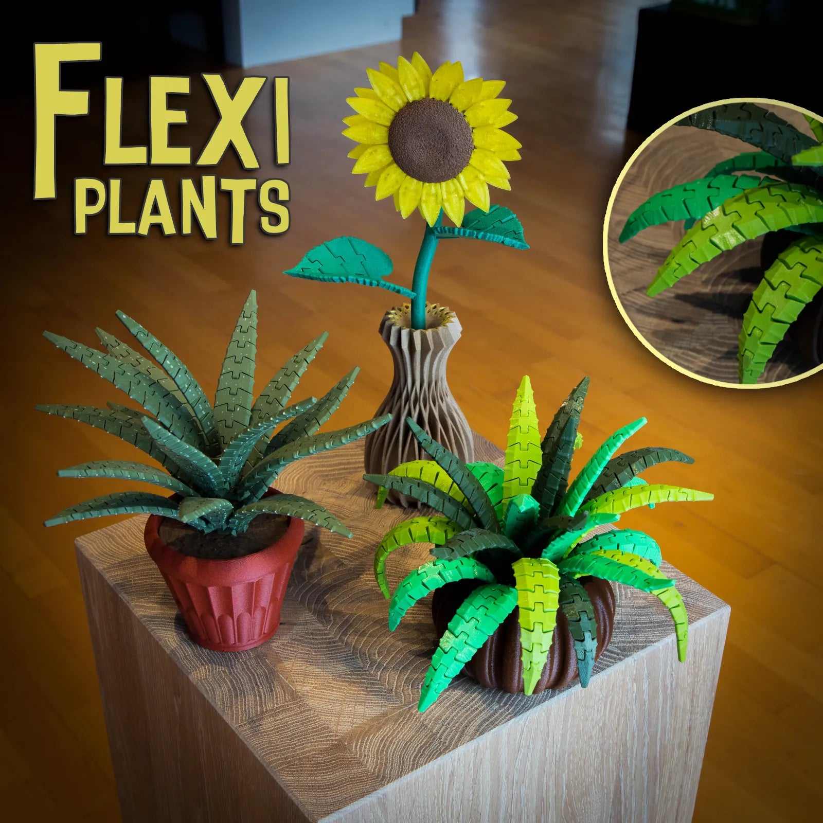 3D Printed Flexi Plants